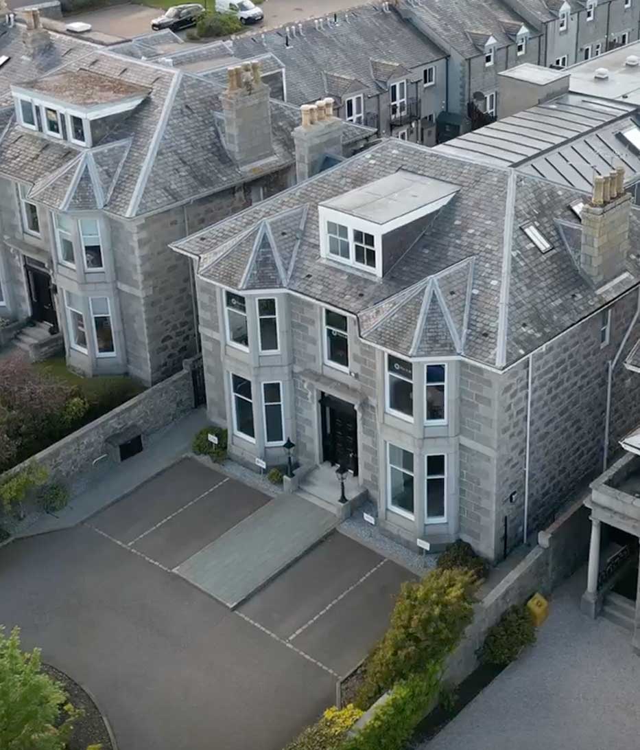 Balmoral park aerial photo