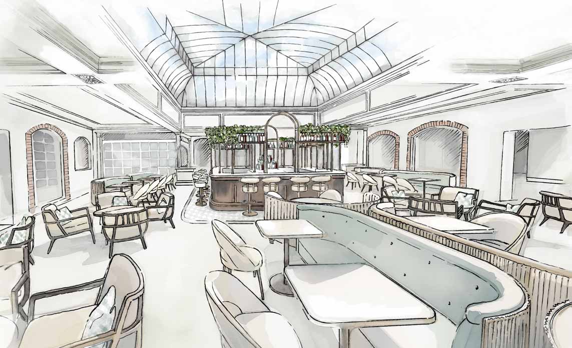 Artist's impression of new Marcliffe restaurant